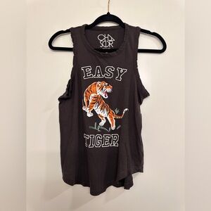 Chaser Easy Tiger Graphic Tank Top
